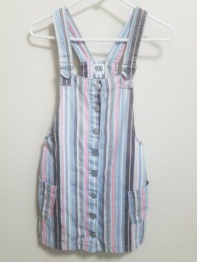 BDG | Lollipop Striped Skirtall Overall Dress XS